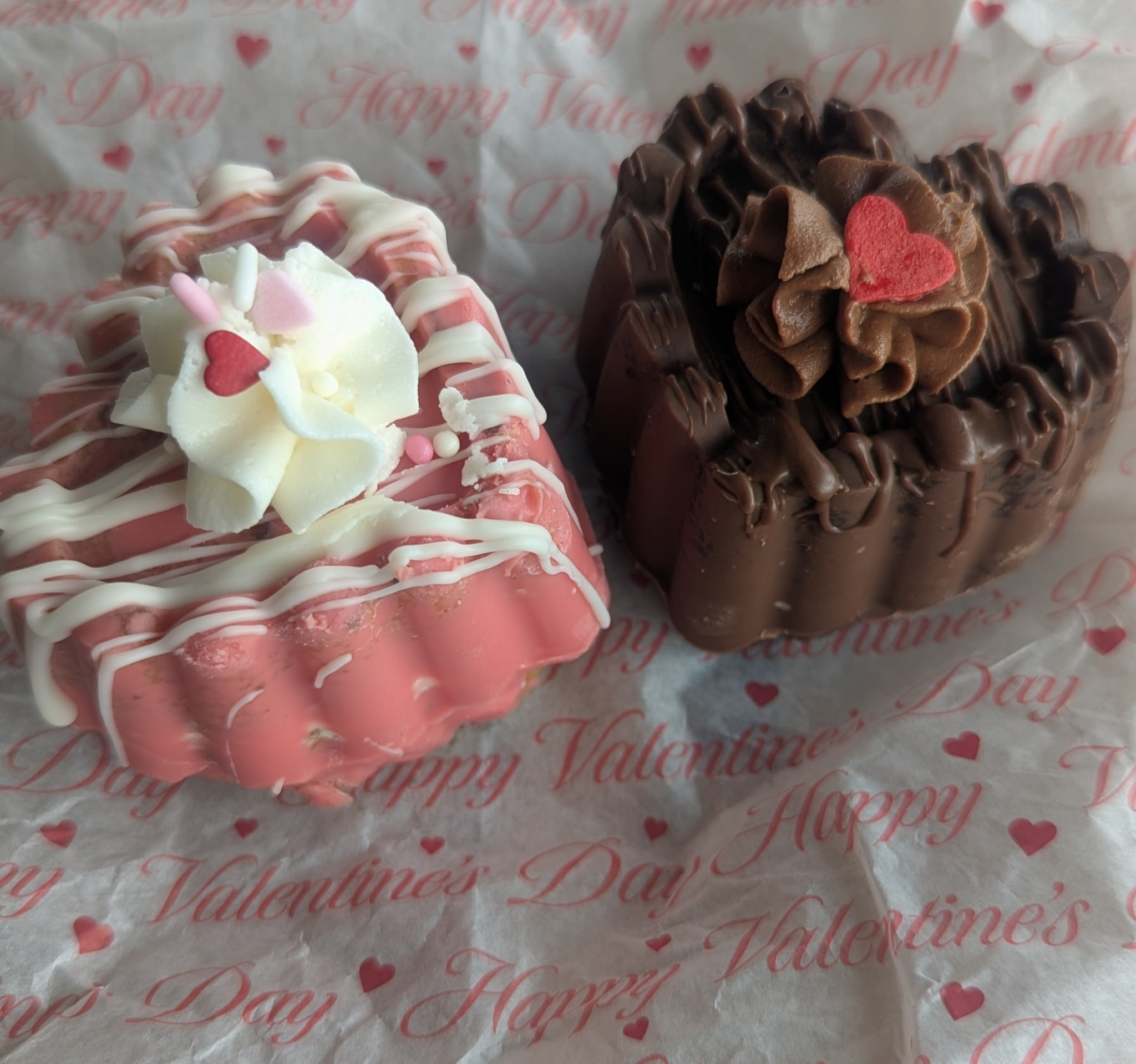 Chocolate-Dipped Heart Duos